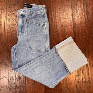 Veronica Beard - Dylan Cuffed Straight-Leg Jean